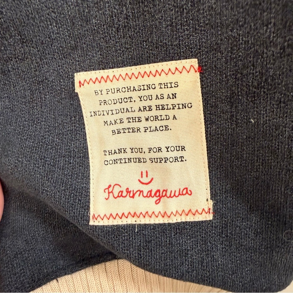 Karmagawa Peru 1/4 Zip Sweater NWT - Picture 4 of 6